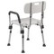 Emma and Oliver 300 Lb. Capacity Quick Release Back & Arm Shower Chair